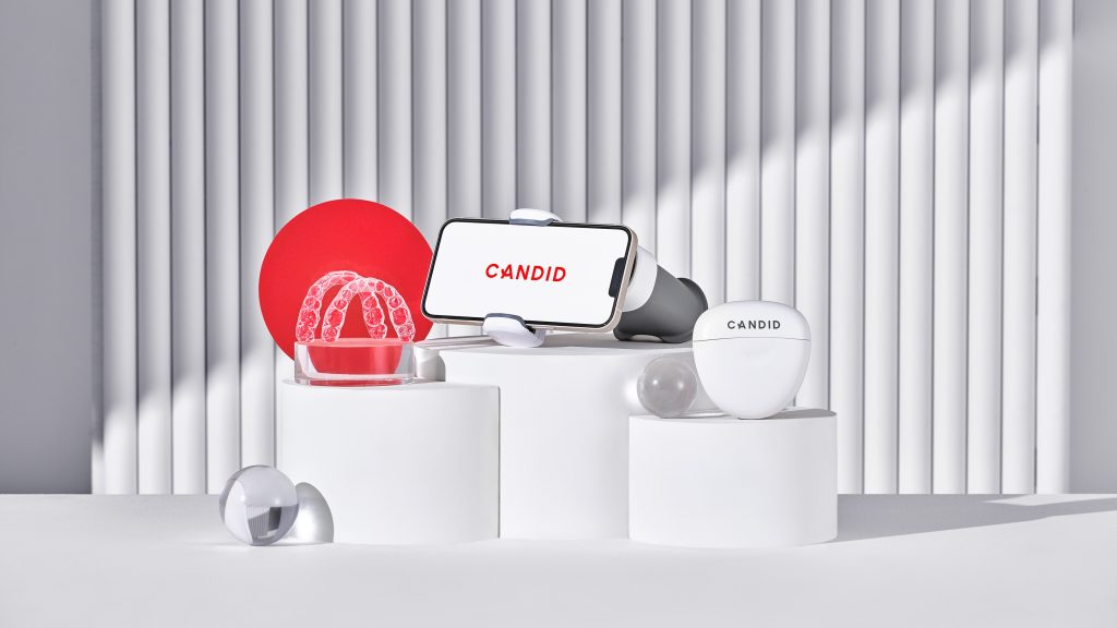Tecnologia de escaneamento dos alinhadores transparentes Candid Pro para tratamento ortodôntico na Sense Dental Center em Orlando, FL