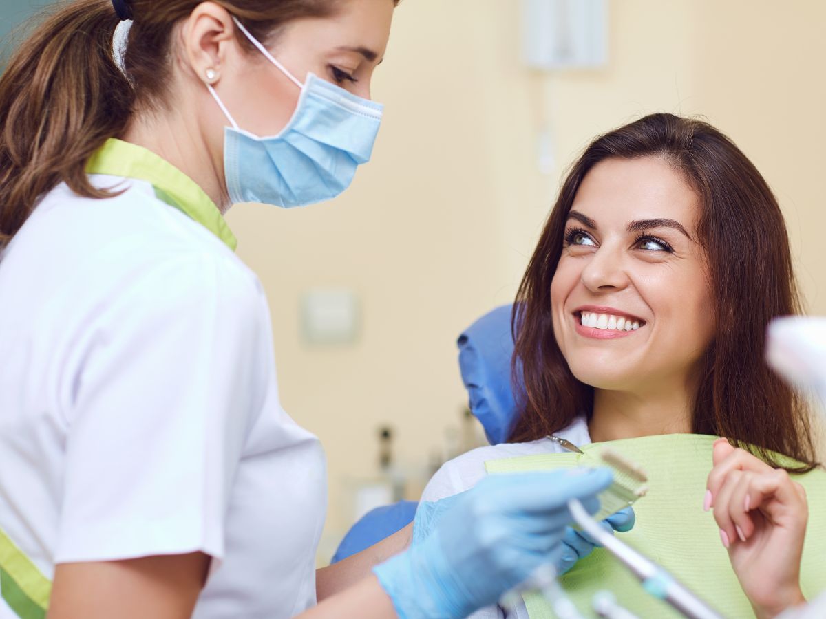 Dental implant model used to explain dental implant cost at an Orlando, FL clinic